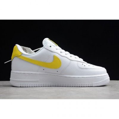 Nike Bayan Air Force 1 '07 Lv8 Para Mujer Beyaz / Sarı Kaykay Ayakkabı Türkiye - QPCHUYUP